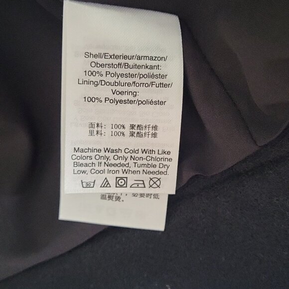 DKNY Black Fringe‎ Moto Jacket SZ S NWT - Picture 6 of 8